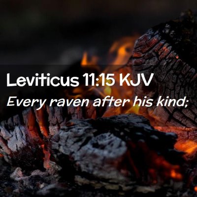 Leviticus 11:15 KJV Free Bible Images