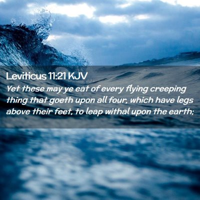 Leviticus 11:21 KJV Free Bible Images