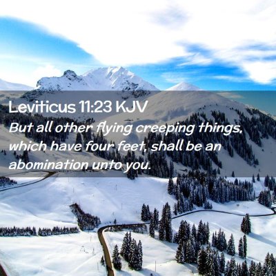 Leviticus 11:23 KJV Free Bible Images