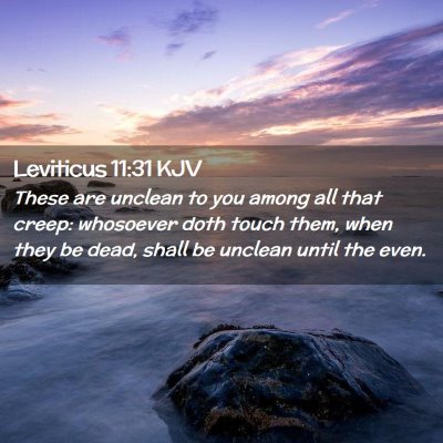 Leviticus 11:31 KJV Free Bible Images