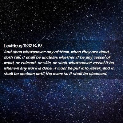 Leviticus 11:32 KJV Free Bible Images