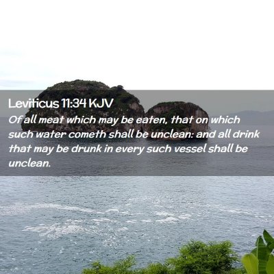 Leviticus 11:34 KJV Free Bible Images