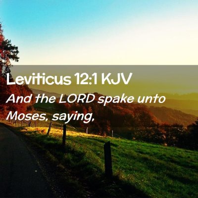 Leviticus 12:1 KJV Free Bible Images