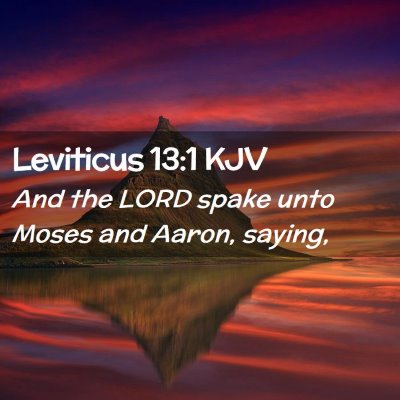 Leviticus 13:1 KJV Free Bible Images