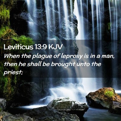 Leviticus 13:9 KJV Free Bible Images