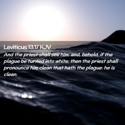 Leviticus 13:17 KJV Free Bible Images