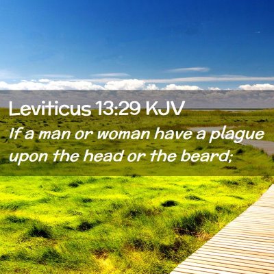 Leviticus 13:29 KJV Free Bible Images