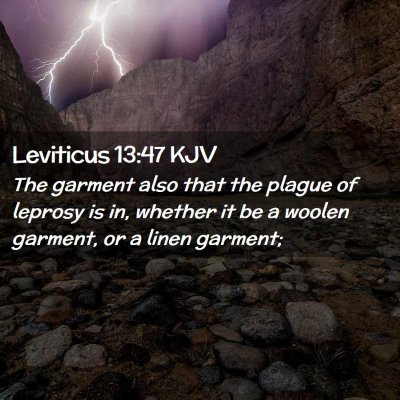 Leviticus 13:47 KJV Free Bible Images