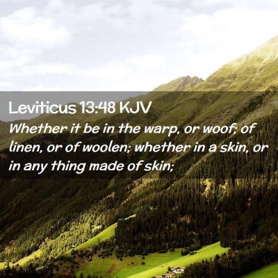 Leviticus 13:48 KJV Free Bible Images