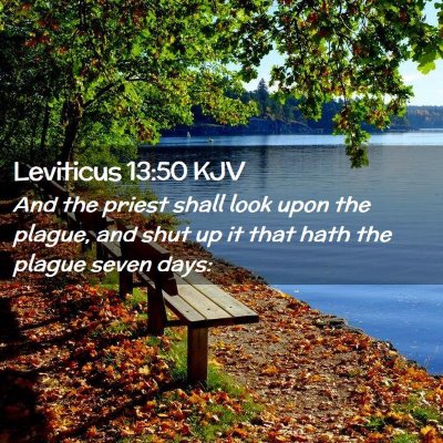 Leviticus 13:50 KJV Free Bible Images