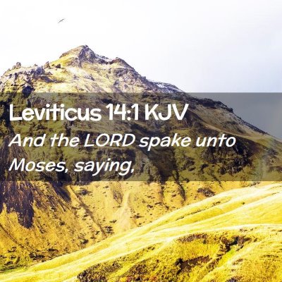 Leviticus 14:1 KJV Free Bible Images