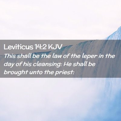 Leviticus 14:2 KJV Free Bible Images