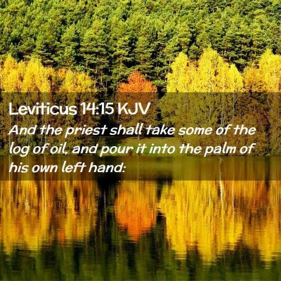 Leviticus 14:15 KJV Free Bible Images