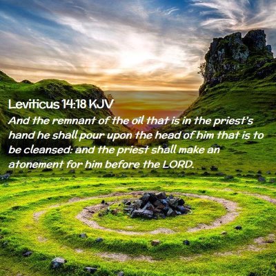 Leviticus 14:18 KJV Free Bible Images