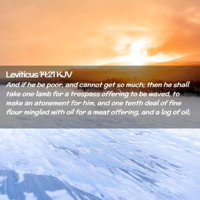 Leviticus 14:21 KJV Free Bible Images