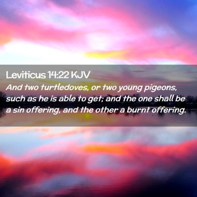 Leviticus 14:22 KJV Free Bible Images