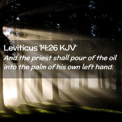 Leviticus 14:26 KJV Free Bible Images