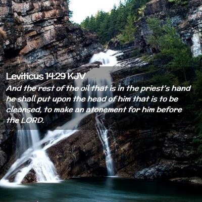 Leviticus 14:29 KJV Free Bible Images