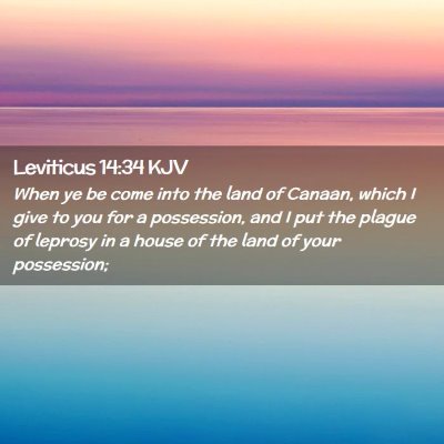 Leviticus 14:34 KJV Free Bible Images