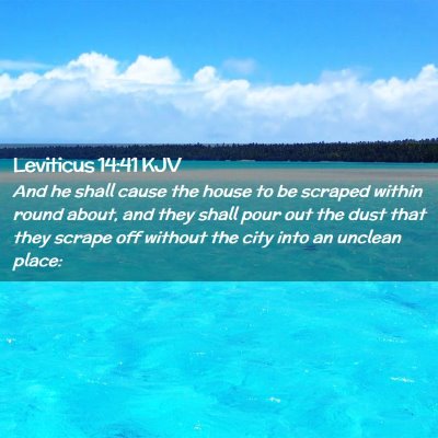 Leviticus 14:41 KJV Free Bible Images