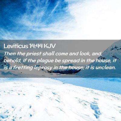 Leviticus 14:44 KJV Free Bible Images