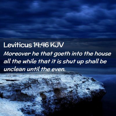 Leviticus 14:46 KJV Free Bible Images