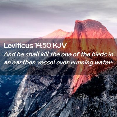 Leviticus 14:50 KJV Free Bible Images