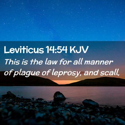 Leviticus 14:54 KJV Free Bible Images