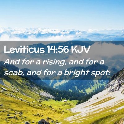 Leviticus 14:56 KJV Free Bible Images