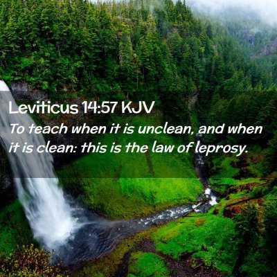 Leviticus 14:57 KJV Free Bible Images