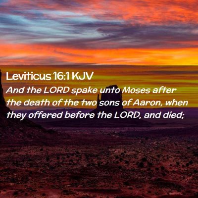 Leviticus 16:1 KJV Free Bible Images