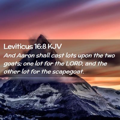 Leviticus 16:8 KJV Free Bible Images