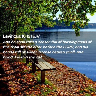 Leviticus 16:12 KJV Free Bible Images