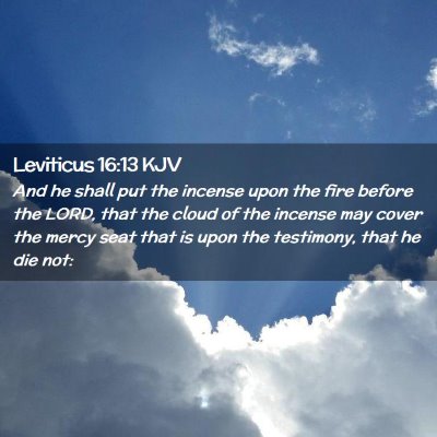 Leviticus 16:13 KJV Free Bible Images