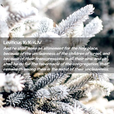 Leviticus 16:16 KJV Free Bible Images