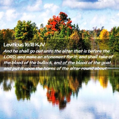 Leviticus 16:18 KJV Free Bible Images