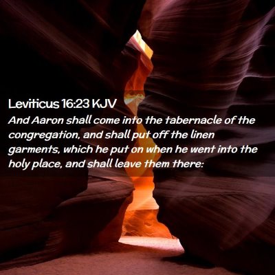 Leviticus 16:23 KJV Free Bible Images