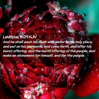 Leviticus 16:24 KJV Free Bible Images