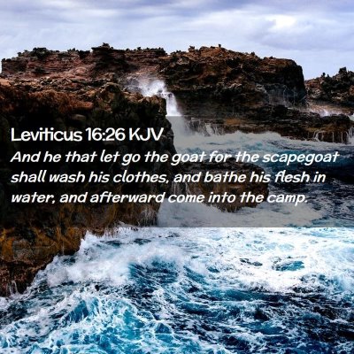 Leviticus 16:26 KJV Free Bible Images