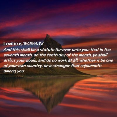 Leviticus 16:29 KJV Free Bible Images