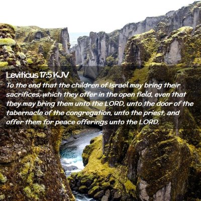 Leviticus 17:5 KJV Free Bible Images