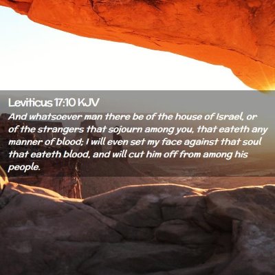 Leviticus 17:10 KJV Free Bible Images