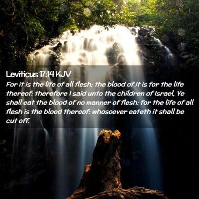 Leviticus 17:14 KJV Free Bible Images