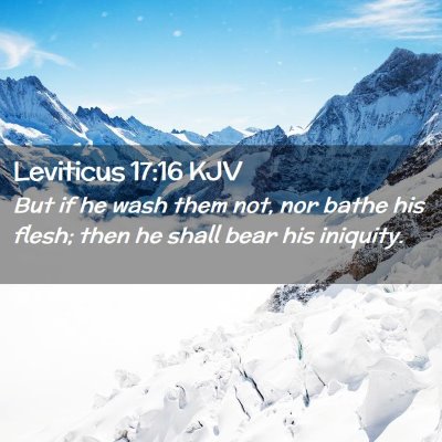 Leviticus 17:16 KJV Free Bible Images