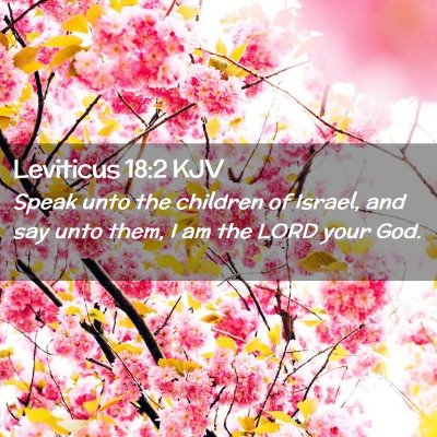 Leviticus 18:2 KJV Free Bible Images