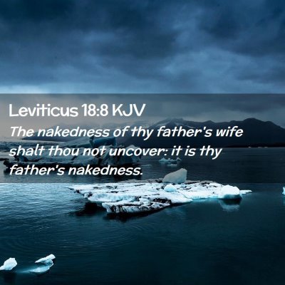 Leviticus 18:8 KJV Free Bible Images