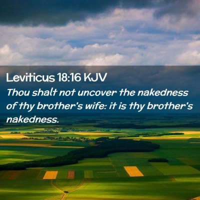 Leviticus 18:16 KJV Free Bible Images