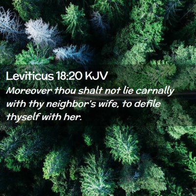 Leviticus 18:20 KJV Free Bible Images