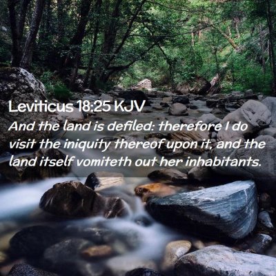 Leviticus 18:25 KJV Free Bible Images