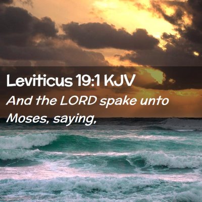 Leviticus 19:1 KJV Free Bible Images